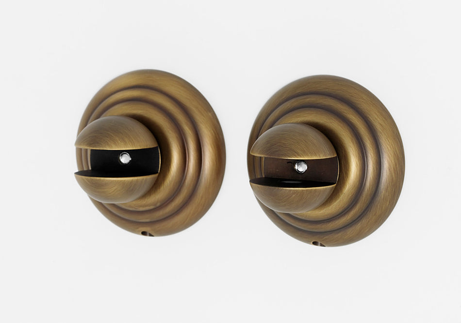Alno A9050-AEM: Embassy Shelf Mounting Brackets (pair) - Antique English Matte