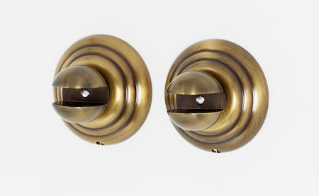 Alno A9050-AE: Embassy Shelf Mounting Brackets (pair) - Antique English