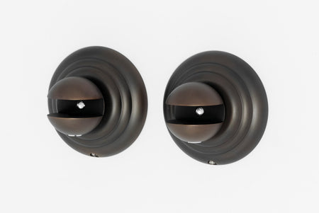 Alno A9050-CHBRZ: Embassy Shelf Mounting Brackets (pair) - Chocolate Bronze