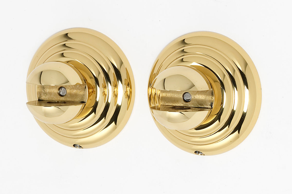 Alno A9050-PB/NL: Embassy Shelf Mounting Brackets (pair) - Unlacquered Brass