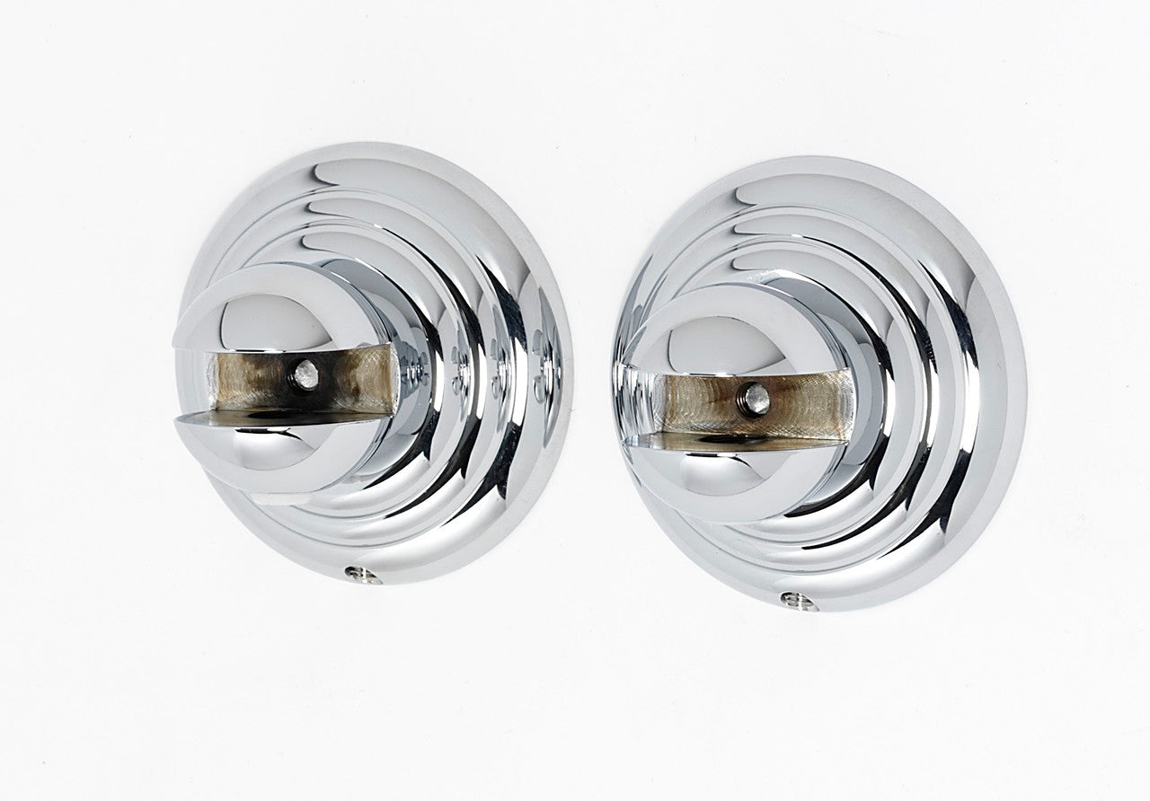 Alno A9050-PC: Embassy Shelf Mounting Brackets (pair) - Polished Chrome