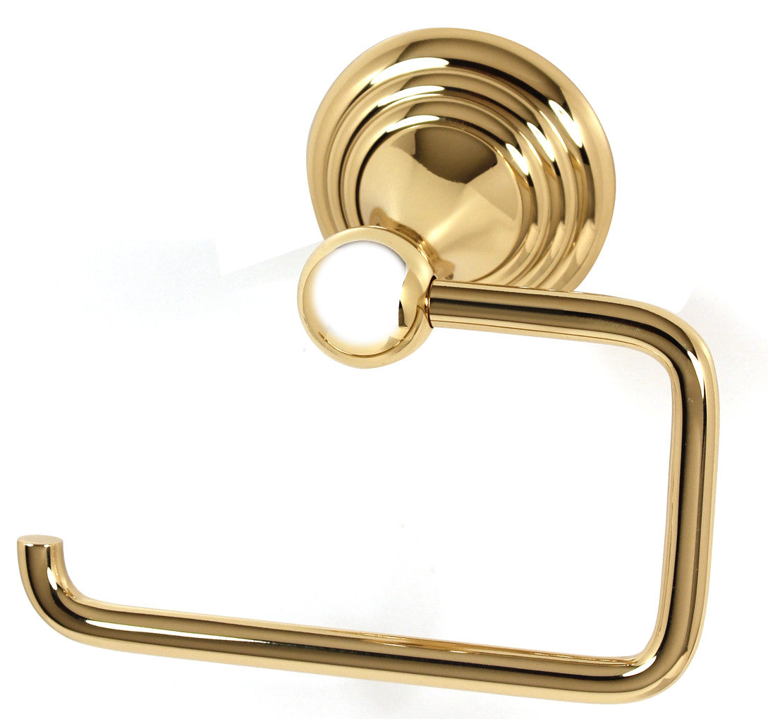 Alno A9066-PB: Embassy Single Post Tissue Holder - Polished Brass