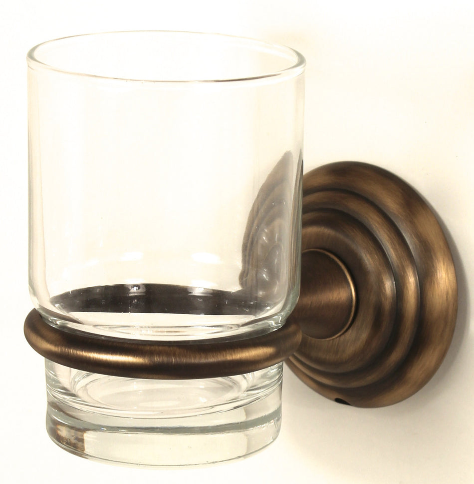 Alno A9070-AEM: Embassy Tumbler Holder w/Tumbler - Antique English Matte