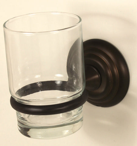 Alno A9070-CHBRZ: Embassy Tumbler Holder w/Tumbler - Chocolate Bronze