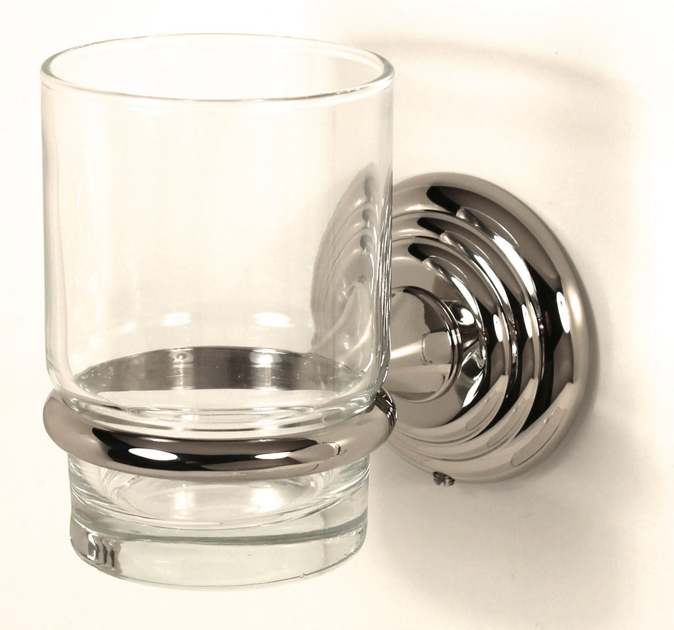 Alno A9070-PN: Embassy Tumbler Holder w/Tumbler - Polished Nickel