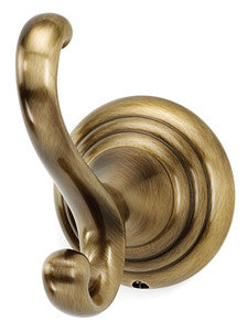 Alno A9099-AE: Embassy Double Robe Hook - Antique English