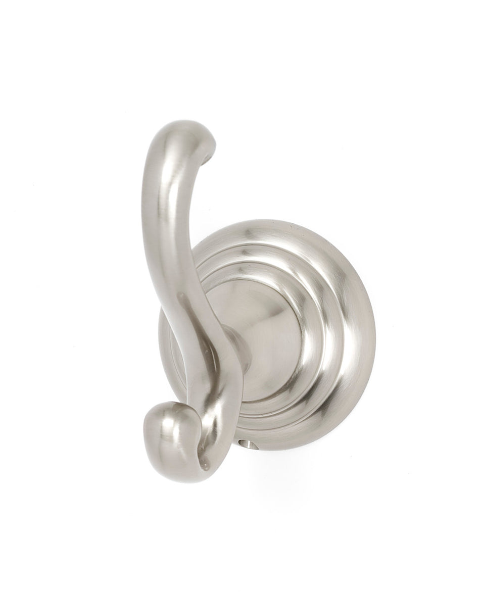 Alno A9099-SN: Embassy Double Robe Hook - Satin Nickel