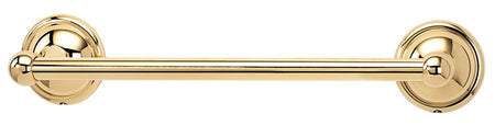 Alno A9220-12-PB: 12" cc Yale Towel Bar - Polished Brass