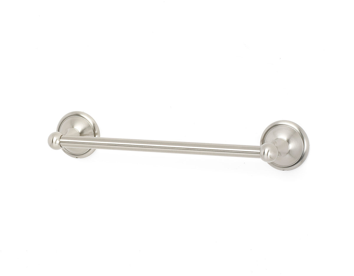 Alno A9220-12-SN: 12" cc Yale Towel Bar - Satin Nickel