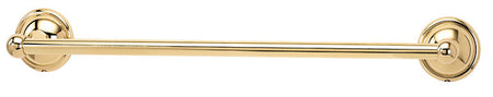 Alno A9220-18-PB/NL: 18" cc Yale Towel Bar - Unlacquered Brass