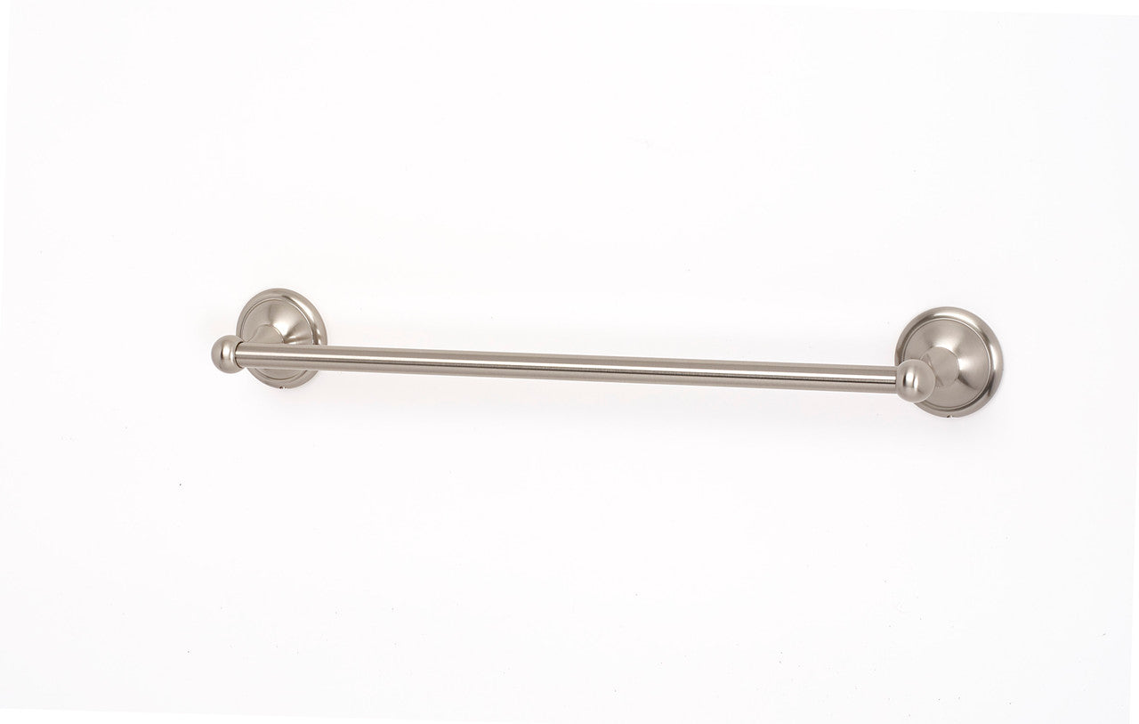 Alno A9220-18-SN: 18" cc Yale Towel Bar - Satin Nickel
