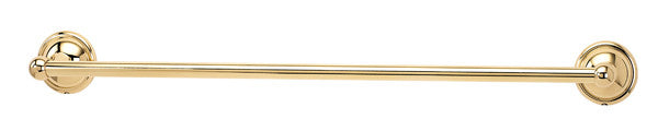 Alno A9220-24-PB: 24" cc Yale Towel Bar - Polished Brass