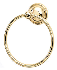 Alno A9240-PB: 6" Yale Towel Ring - Polished Brass