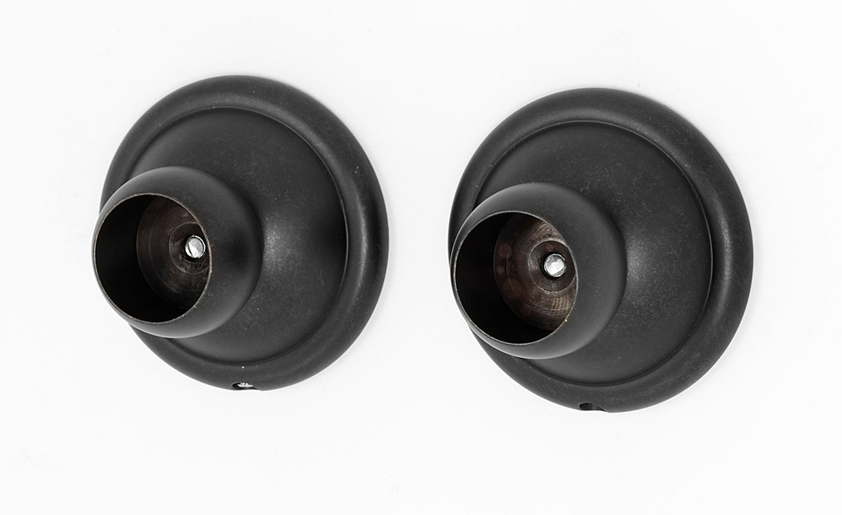 Alno A9246-BARC: Yale Shower Rod Mounting Brackets (pair) - Barcelona