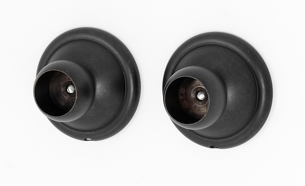 Alno A9246-BARC: Yale Shower Rod Mounting Brackets (pair) - Barcelona