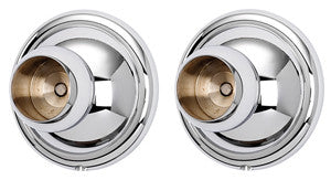 Alno A9246-PC: Yale Shower Rod Mounting Brackets (pair) - Polished Chrome