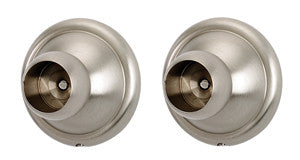 Alno A9246-SN: Yale Shower Rod Mounting Brackets (pair) - Satin Nickel