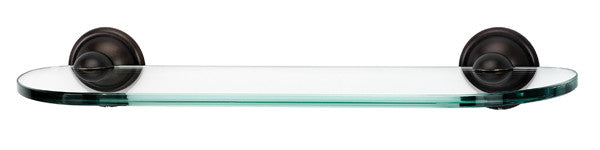 Alno A9250-18-BARC: 18" Yale Glass Shelf w/Brackets - Barcelona