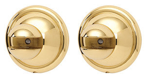 Alno A9250-PB: Yale Shelf Mounting Brackets (pair) - Polished Brass