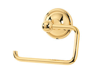 Alno A9266-PB/NL: Yale Single Post Tissue Holder - Unlacquered Brass