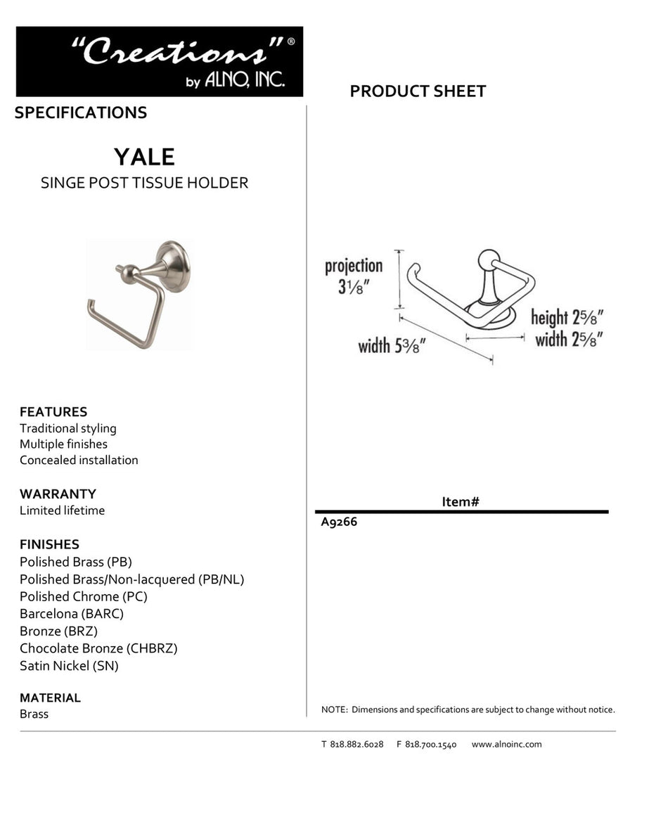 Specificaton Sheet