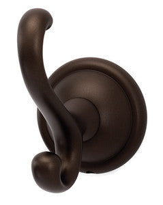 Alno A9299-CHBRZ: Yale Double Robe Hook - Chocolate Bronze
