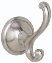Alno A9299-SN: Yale Double Robe Hook - Satin Nickel