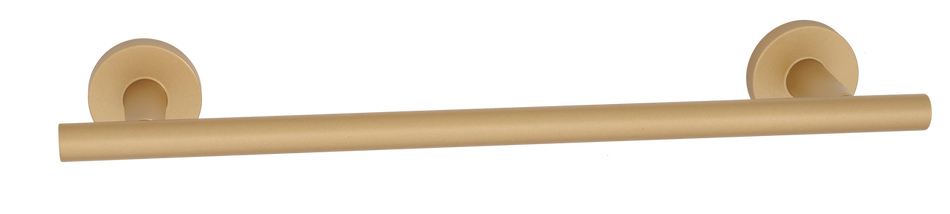 Alno A9320-12-CHP: 12" cc Towel Holder with Smooth Bar - Champagne