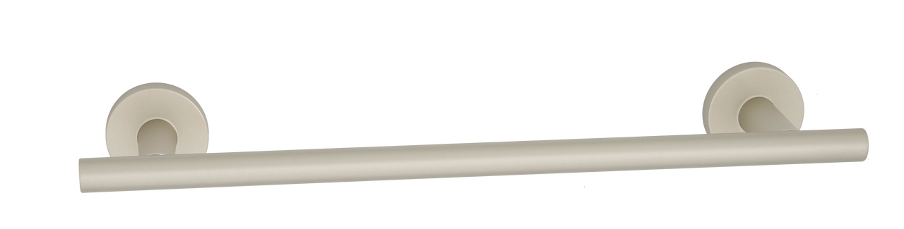 Alno A9320-12-MN: 12" cc Towel Holder with Smooth Bar - Matte Nickel