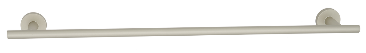 Alno A9320-24-MN: 24" cc Towel Holder with Smooth Bar - Matte Nickel
