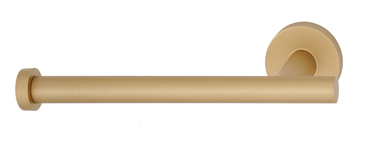 Alno A9366L-CHP: Vita Bella Left Facing Tissue Holder with Smooth Bar - Champagne