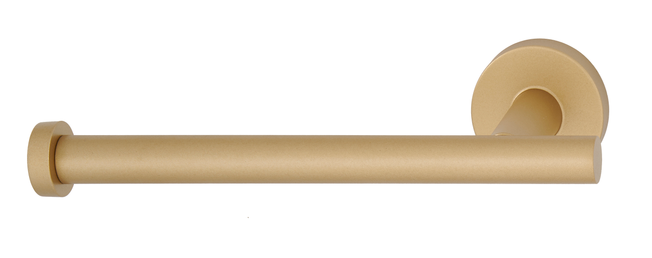 Alno A9366L-CHP: Vita Bella Left Facing Tissue Holder with Smooth Bar - Champagne