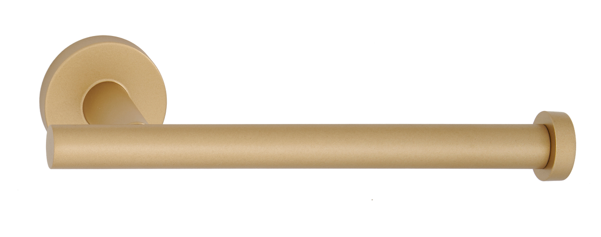 Alno A9366R-CHP: Vita Bella Right Facing Tissue Holder with Smooth Bar - Champagne