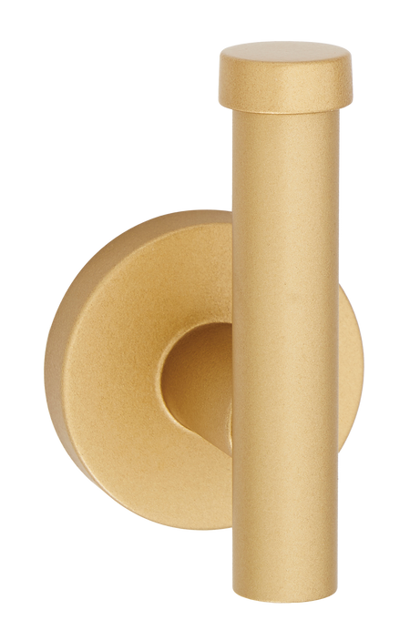 Alno A9381-CHP: Vita Bella Wall Hook with Smooth Bar - Champagne