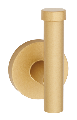 Alno A9381-CHP: Vita Bella Wall Hook with Smooth Bar - Champagne