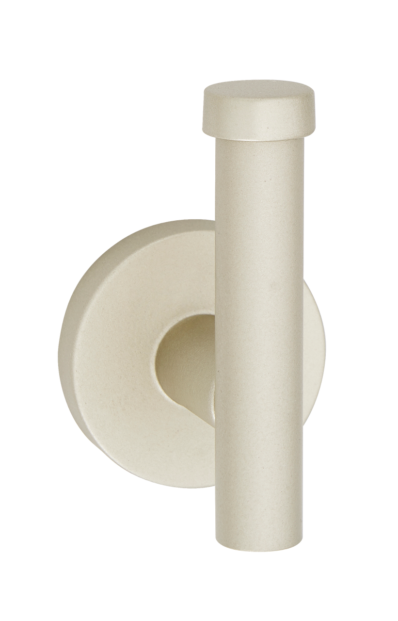 Alno A9381-MN: Vita Bella Wall Hook with Smooth Bar - Matte Nickel