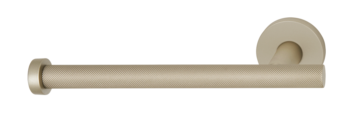 Alno A9466L-MN: Vita Bella Left Facing Tissue Holder with Knurled Bar - Matte Nickel