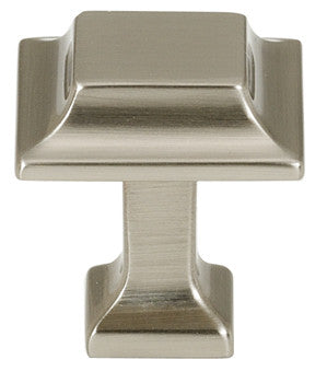 Alno A950-1-SN: 1" Millennium Square Cabinet Knob - Satin Nickel