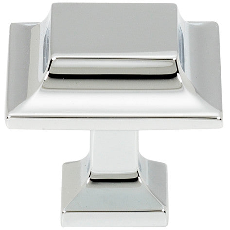 Alno A950-14-PC: 1-1/4" Millennium Square Cabinet Knob - Polished Chrome