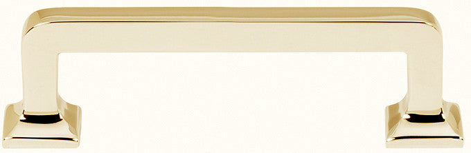 Alno A950-3-PB/NL: 3" cc Millennium Cabinet Pull - Unlacquered Brass