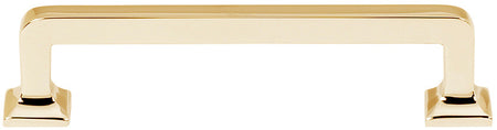 Alno A950-4-PB/NL: 4" cc Millennium Cabinet Pull - Unlacquered Brass