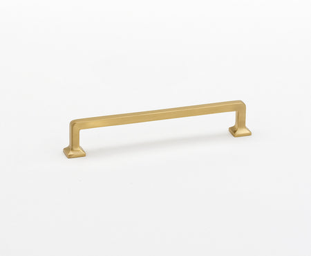 Alno A950-6-SB: 6" cc Millennium Cabinet Pull - Satin Brass