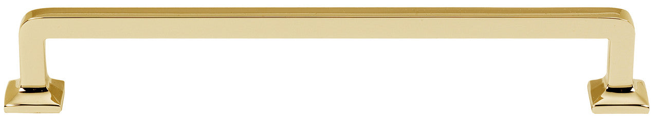 Alno A950-8-PB/NL: 8" cc Millennium Cabinet Pull - Unlacquered Brass