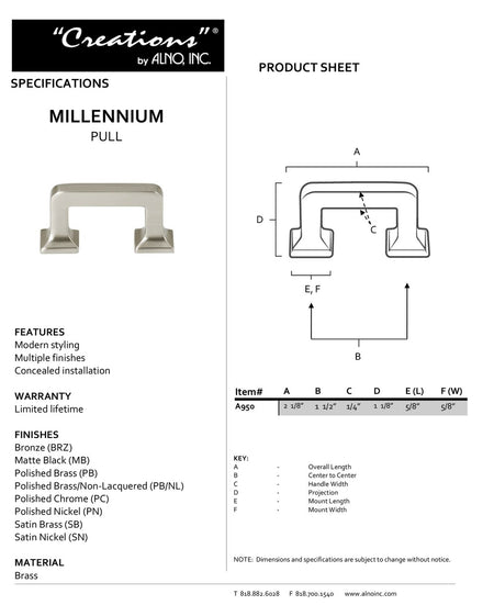 Specificaton Sheet