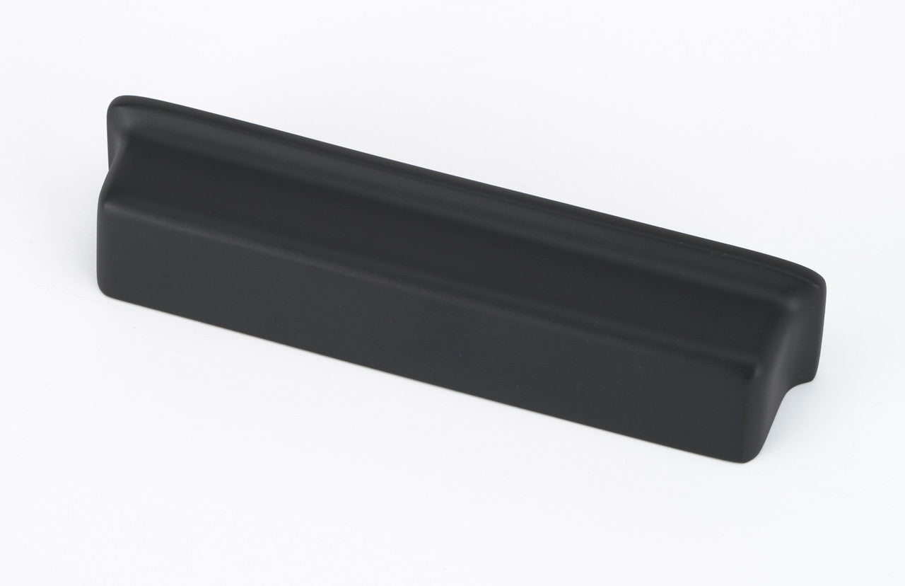 Alno A952-MB: 5" cc Millennium Cup Cabinet Pull - Matte Black