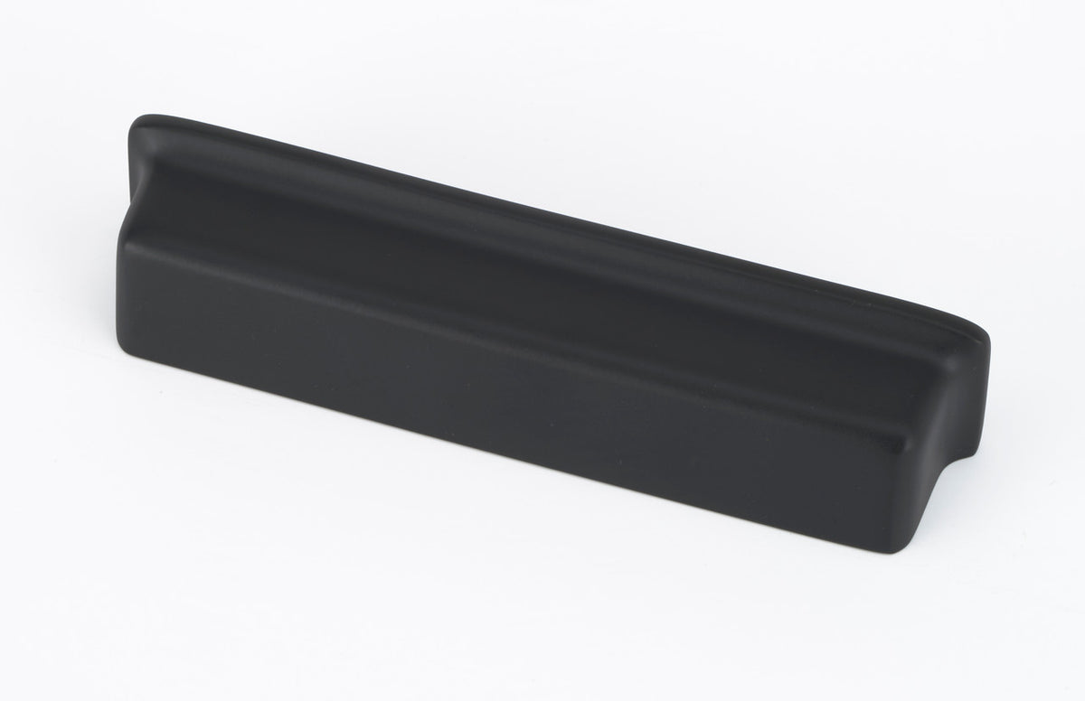 Alno A952-MB: 5" cc Millennium Cup Cabinet Pull - Matte Black