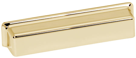 Alno A952-PB: 5" cc Millennium Cup Cabinet Pull - Polished Brass
