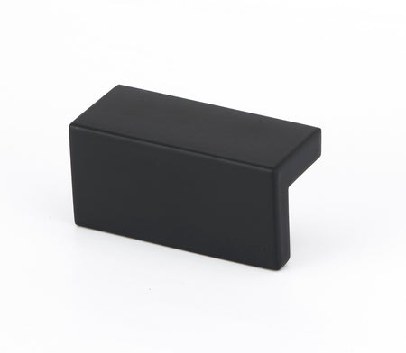 Alno A960-15-MB: 1-1/2" Tab Cabinet Pull - Matte Black