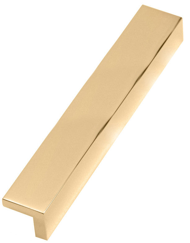 Alno A960-8-PB: 8" cc Tab Cabinet Pull - Polished Brass