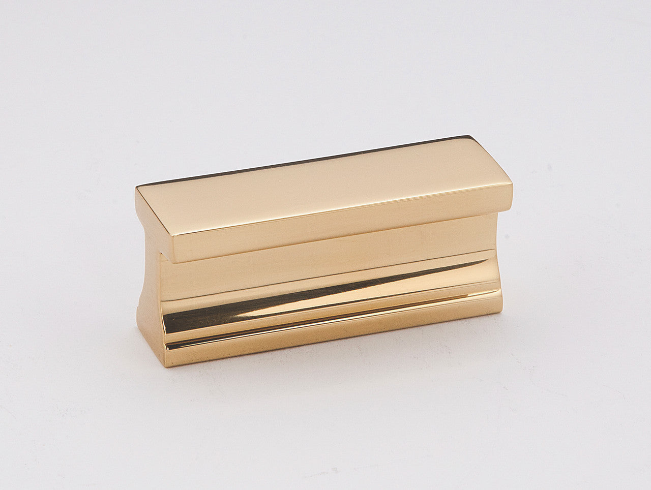 Alno A965-15-PB: 1-1/2" cc Linear Cabinet Pull - Polished Brass